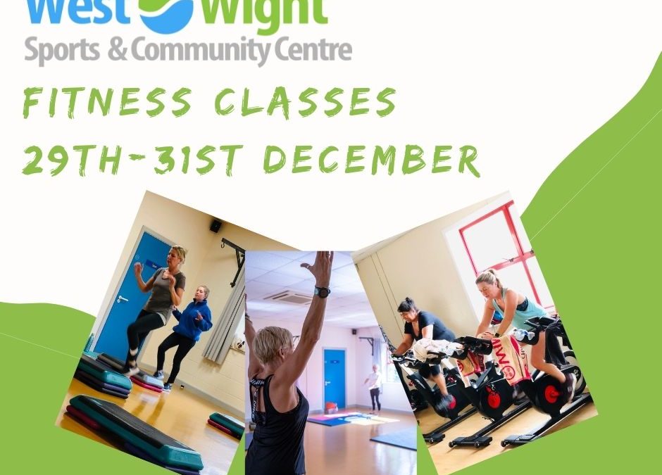 Fitness Classes 29th-31st December 2021