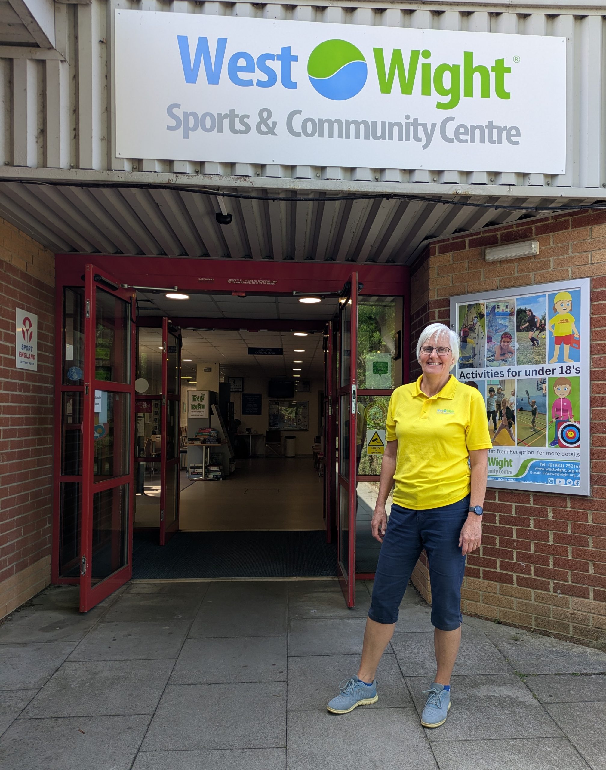 Clare outside WWSCC